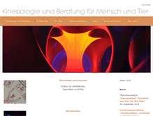 Tablet Screenshot of kinesiologie-bern.ch